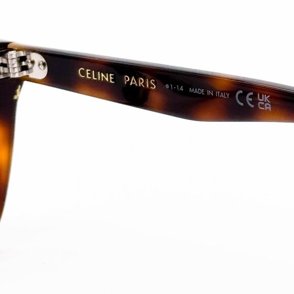 NEW CELINE CL50116I 056 UNISEX HAVANA EYEGLASSES CELINE - Picture 8 of 9